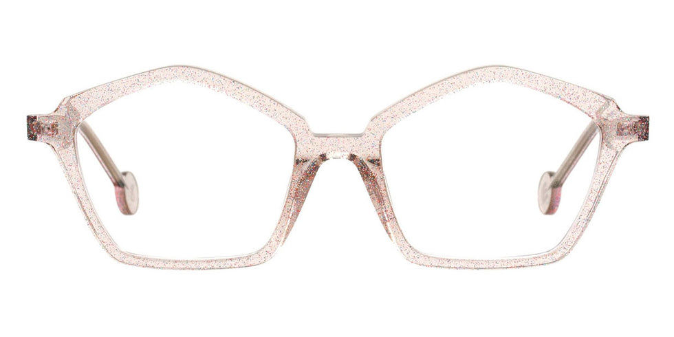 L.A.Eyeworks® WHIRLY BIRD LA WHIRLY BIRD 244 52 - Sheer Glitter Eyeglasses