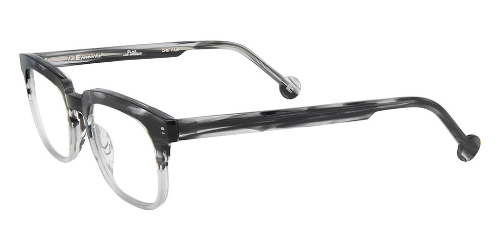 L.A.Eyeworks® BABY MELT LA BABY MELT 942 46 - Smoke Crystal Split Eyeglasses