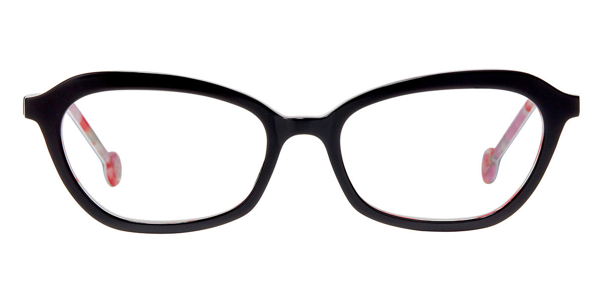 L.A.Eyeworks® DIXON LA DIXON 989 52 - Happy Black Eyeglasses