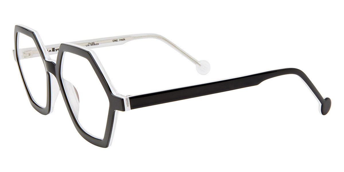 L.A.Eyeworks® MX. BUSY LA MX. BUSY 932 52 - Black Freeze Eyeglasses