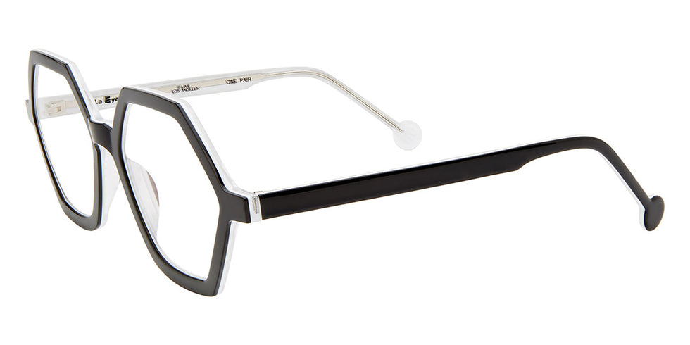 L.A.Eyeworks® MX. BUSY LA MX. BUSY 932 52 - Black Freeze Eyeglasses