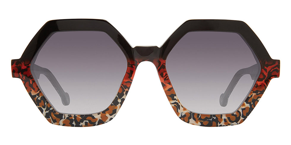 L.A.Eyeworks® BHANGRA LA BHANGRA 701 55 - Leopard Pile Sunglasses