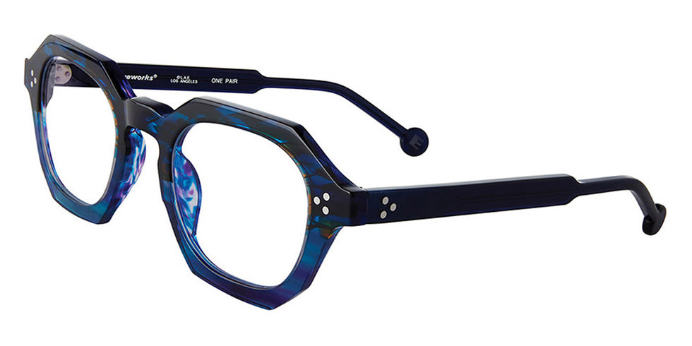 L.A.Eyeworks® GOODALL LA GOODALL 1019 49 - Barbados Blue Eyeglasses