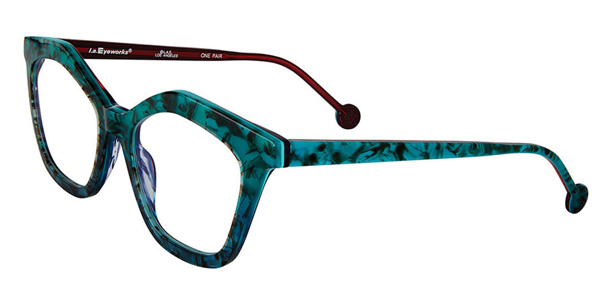 L.A.Eyeworks® PALAPA LA PALAPA 657 51 - Malachite Mix Eyeglasses