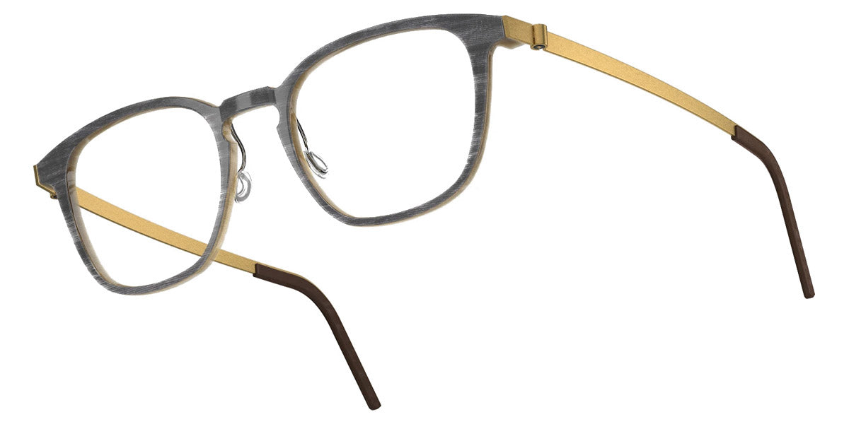 Lindberg® Buffalo Horn™ 1843 LIN BH 1843-HTE26-GT 49 - HTE26-GT Eyeglasses