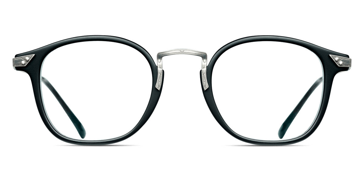 Matsuda® 2808H MTD 2808H Matte Half Demi 47 - Matte Half Demi Eyeglasses