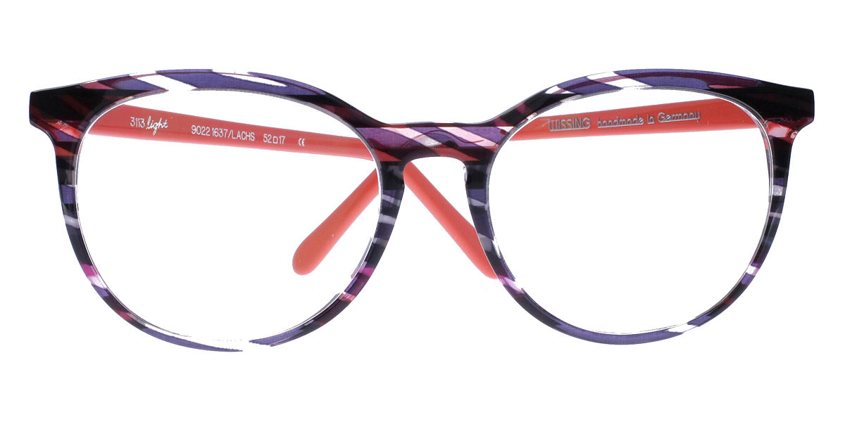 Wissing® 3113 L WIS 3113 L 9022 1637/LACHS 52 - Eyeglasses