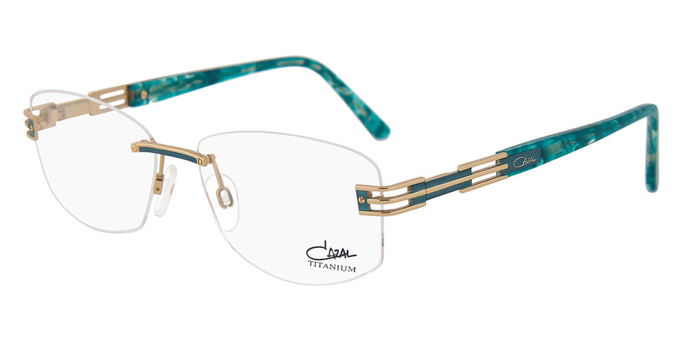 Cazal® 4302 CAZ 4302 002 53 - 002 Turquoise-Gold Eyeglasses