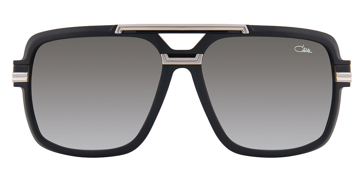Cazal® 8042 CAZ 8042 002 61 - 002 Black-Silver Mat/Green Gradient Sunglasses