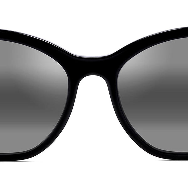 Maui Jim® Alulu 878-02 - Gloss Black / Neutral Grey Sunglasses