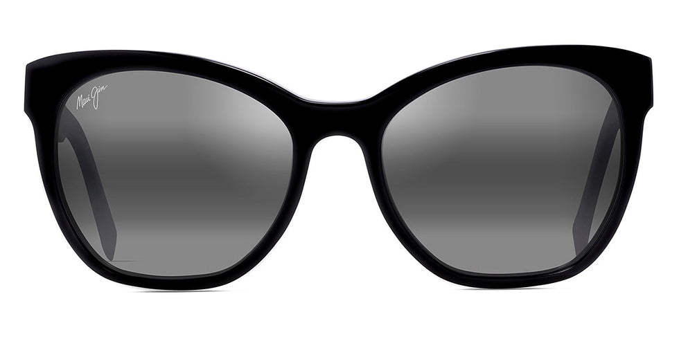 Maui Jim® Alulu 878-02 - Gloss Black / Neutral Grey Sunglasses