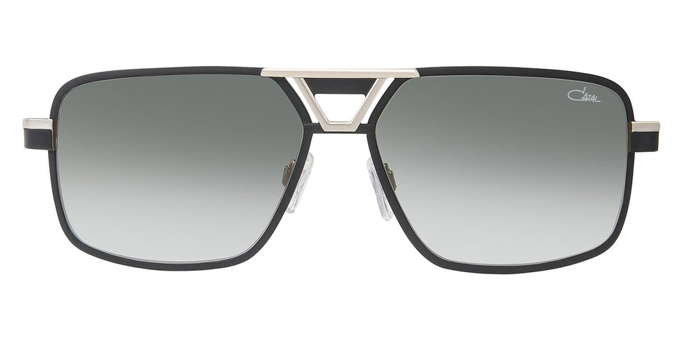 Cazal® 9071 CAZ 9071 002 61 - 002 Black-Silver/Green Gradient Sunglasses