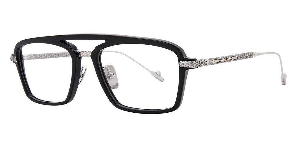 Philippe V® Χ44 PHI Χ44 Black/Silver 55 - Black/Silver Sunglasses