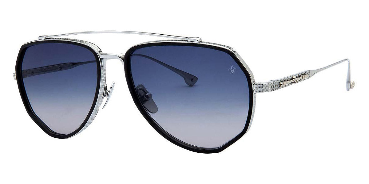 Philippe V® No12.1 PHI No12.1 Silver/Blue Gradient 58 - Silver/Blue Gradient Sunglasses