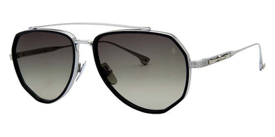 Philippe V® No12.1 PHI No12.1 Silver/Green Gradient 58 - Silver/Green Gradient Sunglasses