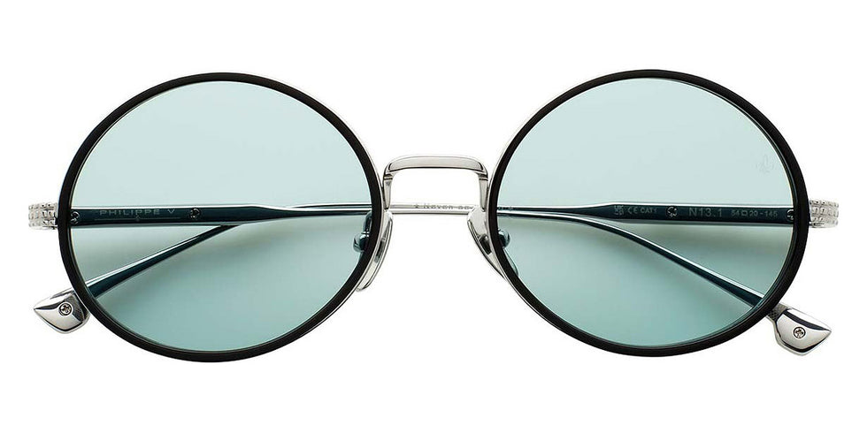 Philippe V® No13.1 PHI No13.1 Silver/Jelly Green PTC 53 - Silver/Jelly Green PTC Sunglasses