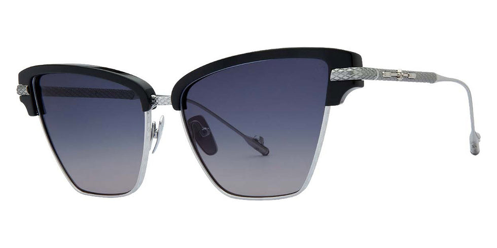 Philippe V® WNo17 PHI WNo17 Black Silver/Blue Gradient 56 - Black Silver/Blue Gradient Sunglasses