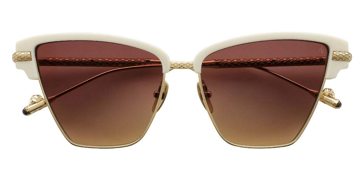 Philippe V® WNo17 PHI WNo17 White Gold/Brown Gradient 56 - White Gold/Brown Gradient Sunglasses