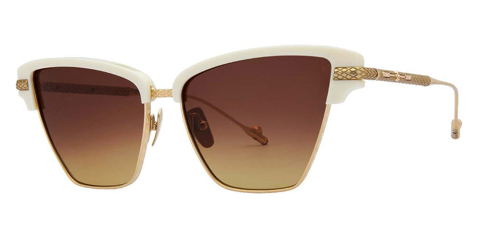 Philippe V® WNo17 PHI WNo17 White Gold/Brown Gradient 56 - White Gold/Brown Gradient Sunglasses