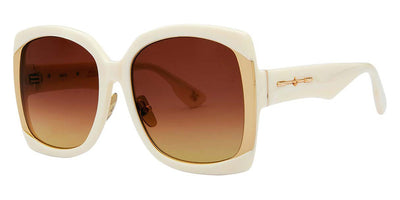 Philippe V® WNo4 PHI WNo4 White Gold/Dual Orange Gradient 56 - White Gold/Dual Orange Gradient Sunglasses