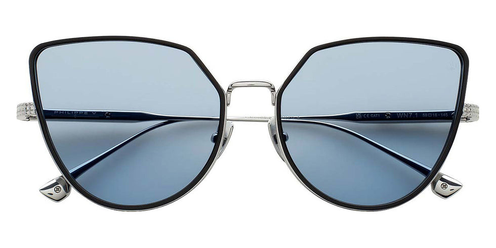 Philippe V® WNo7.1 PHI WNo7.1 Silver/Jelly Blue PTC 58 - Silver/Jelly Blue PTC Sunglasses