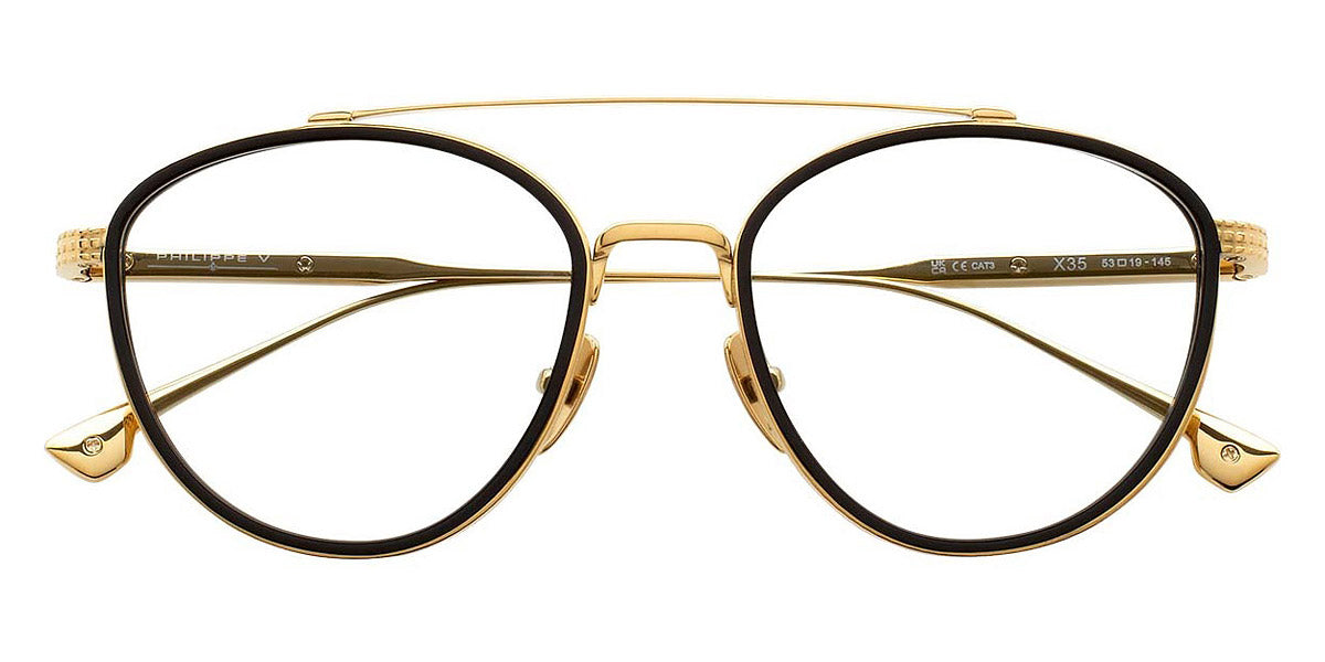 Philippe V® X35 PHI X35 Gold 52 - Gold Sunglasses