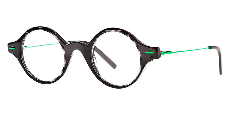 Theo® Aartappel TH AARTAPPEL 22 45 - Black Fluo Red Eyeglasses