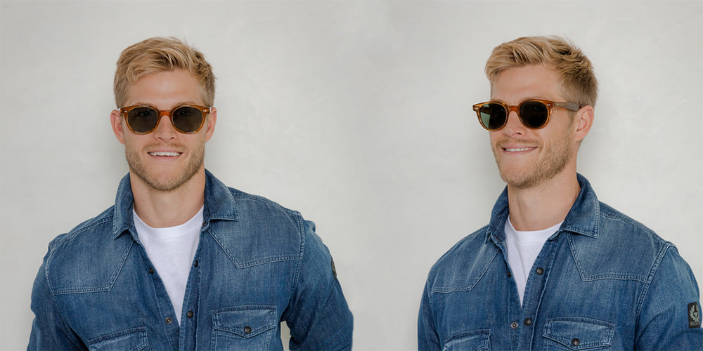 SALT.® ANDY SAL ANDY 002 51 - Whiskey/Polarized Glass G-15 Lens Sunglasses
