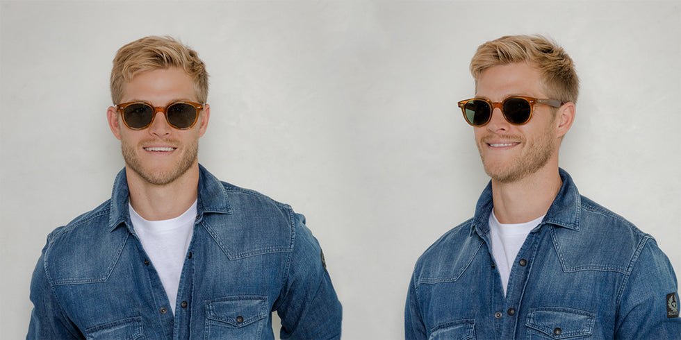 SALT.® ANDY SAL ANDY 002 51 - Whiskey/Polarized Glass G-15 Lens Sunglasses