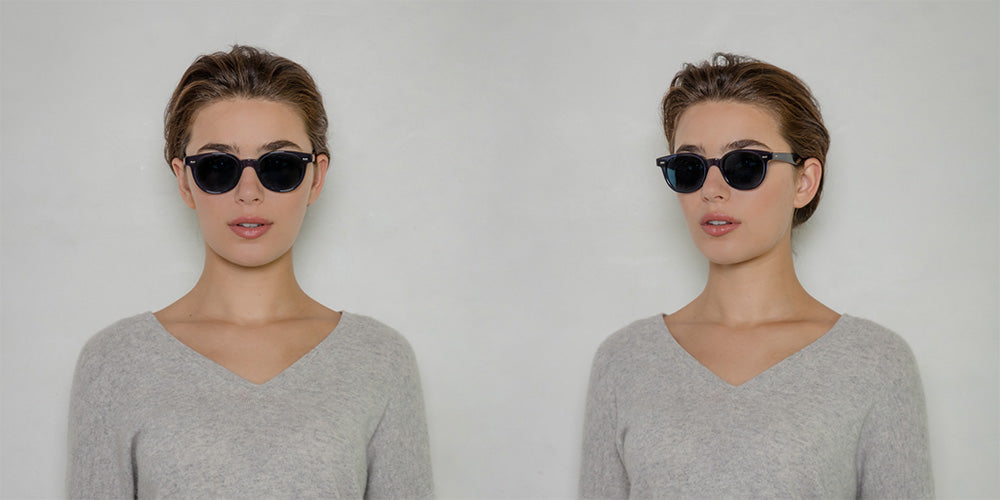 SALT.® ANDY SAL ANDY 004 51 - Black/Polarized CR39 Glass Brown Solid Lens Sunglasses