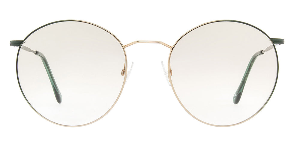 Andy Wolf® 4710 Lisa H. ANW 4710 Lisa H. Q 53 - Gold/Green Q Eyeglasses