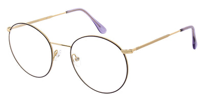 Andy Wolf® 4710 Lisa H. ANW 4710 Lisa H. X 53 - Gold/Violet X Eyeglasses
