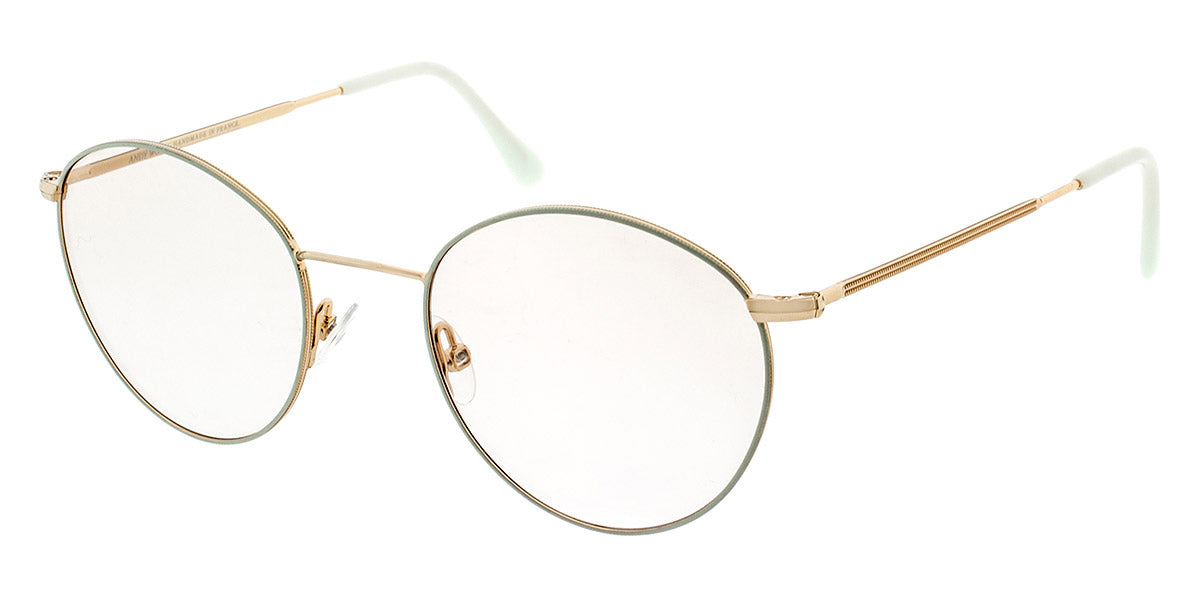 Andy Wolf® 4713 Margit K. ANW 4713 Margit K. N 48 - Gold/Green N Eyeglasses