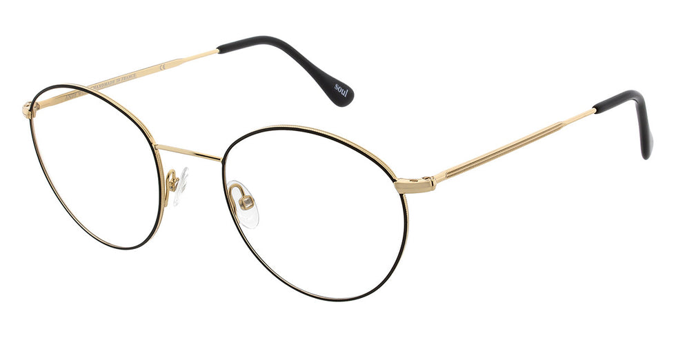 Andy Wolf® 4713 Margit K. ANW 4713 Margit K. U 48 - Gold/Black U Eyeglasses