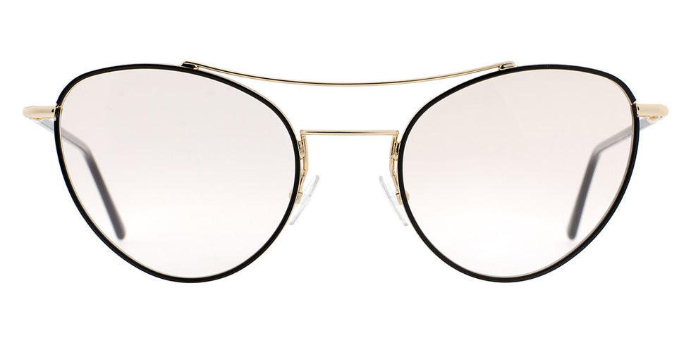 Andy Wolf® 4717 Verena R. ANW 4717 Verena R. D 53 - Gold/Black D Eyeglasses