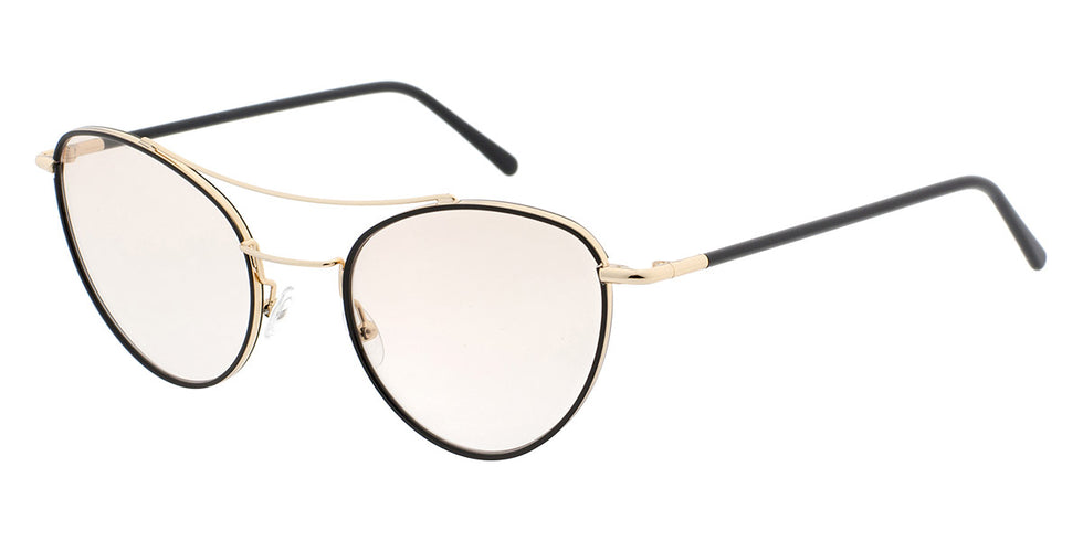 Andy Wolf® 4717 Verena R. ANW 4717 Verena R. D 53 - Gold/Black D Eyeglasses