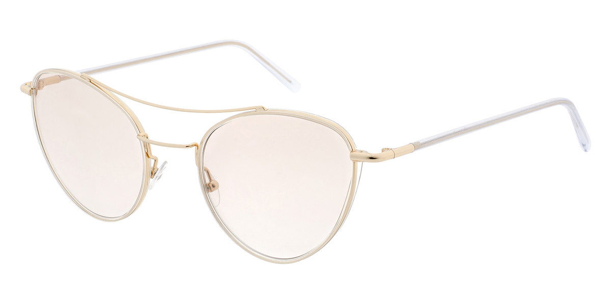 Andy Wolf® 4717 Verena R. ANW 4717 Verena R. E 53 - Gold/Crystal E Eyeglasses