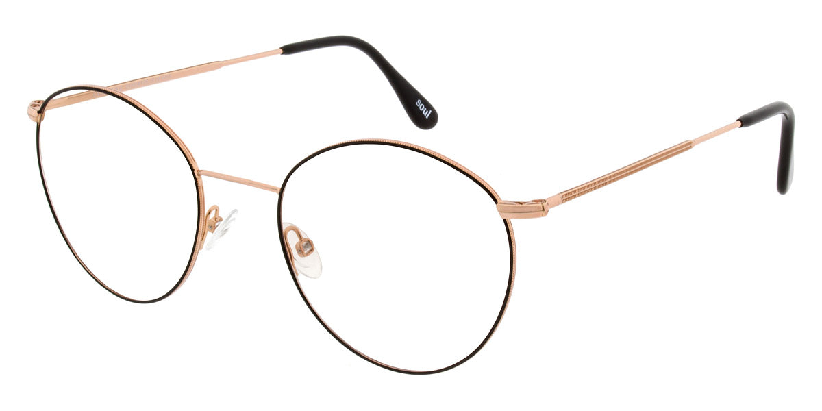 Andy Wolf® 4734 ANW 4734 E 50 - Rosegold/Black E Eyeglasses