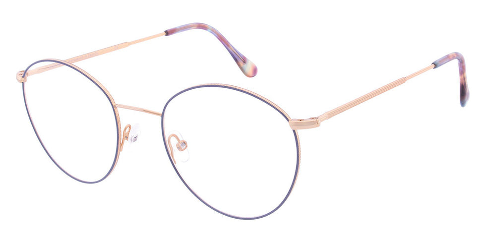 Andy Wolf® 4734 ANW 4734 W 50 - Rosegold/Blue W Eyeglasses