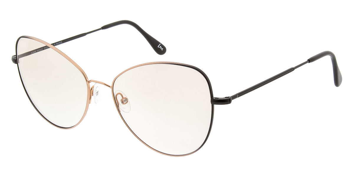 Andy Wolf® 4740 ANW 4740 D 57 - Rosegold/Black D Eyeglasses