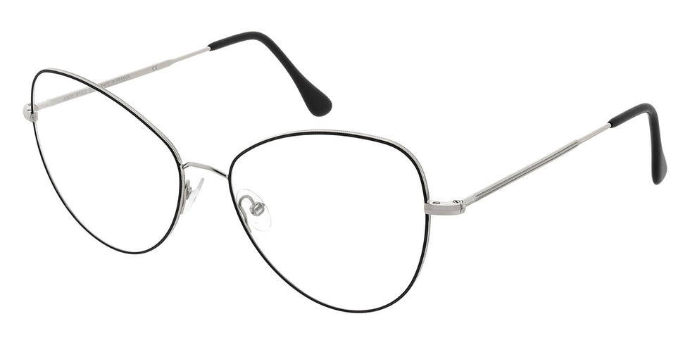 Andy Wolf® 4740 ANW 4740 F 57 - Silver/Blue F Eyeglasses