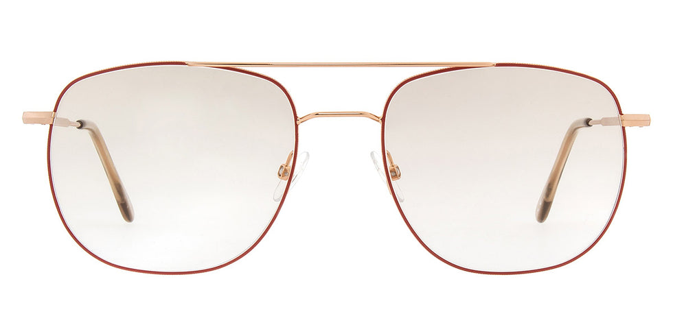 Andy Wolf® 4741 ANW 4741 C 53 - Rosegold/Red C Eyeglasses
