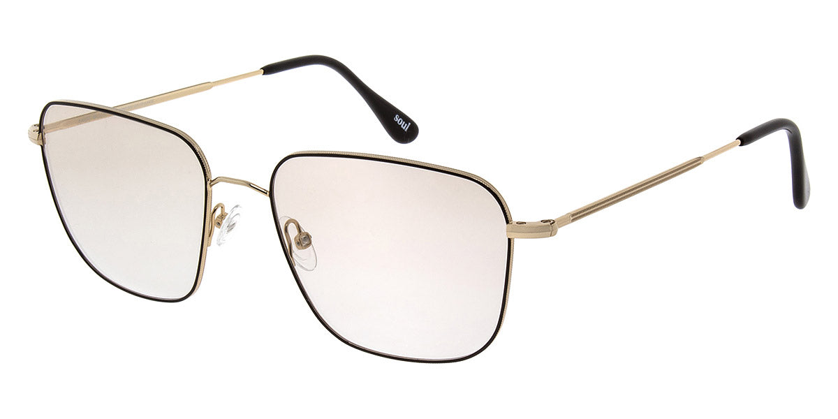 Andy Wolf® 4742 ANW 4742 E 54 - Gold/Black E Eyeglasses