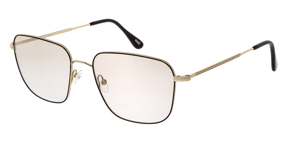 Andy Wolf® 4742 ANW 4742 E 54 - Gold/Black E Eyeglasses