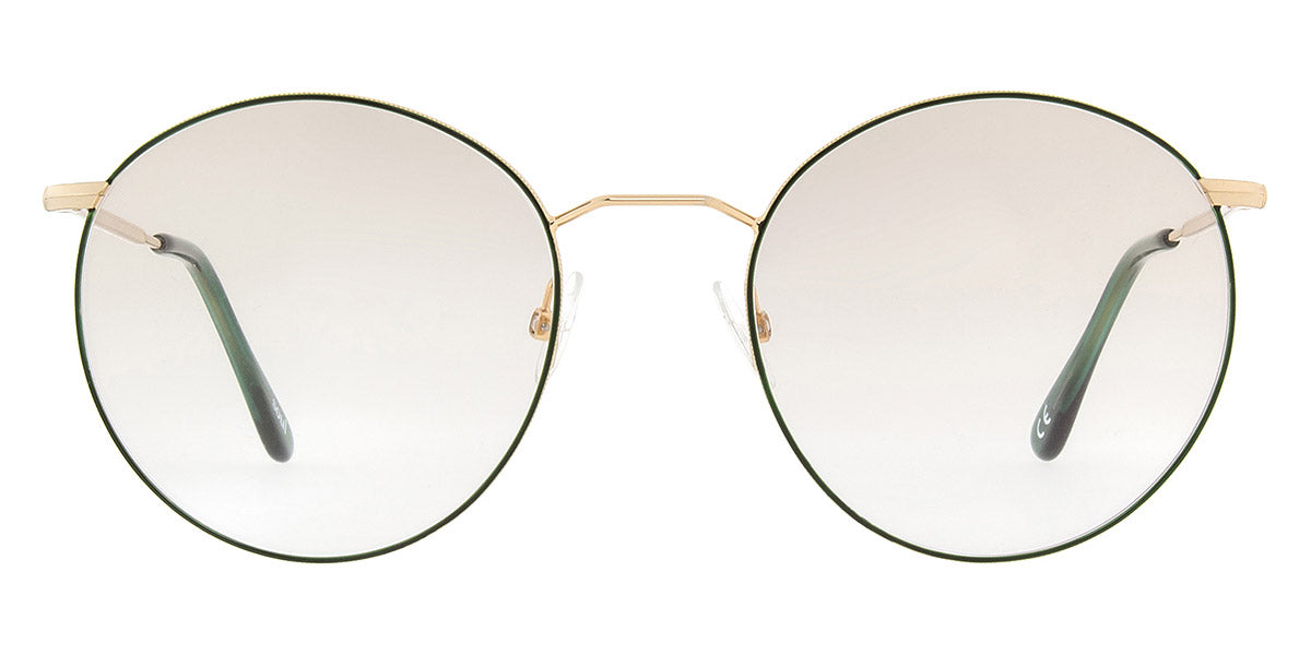 Andy Wolf® 4744 ANW 4744 E 51 - Gold/Green E Eyeglasses