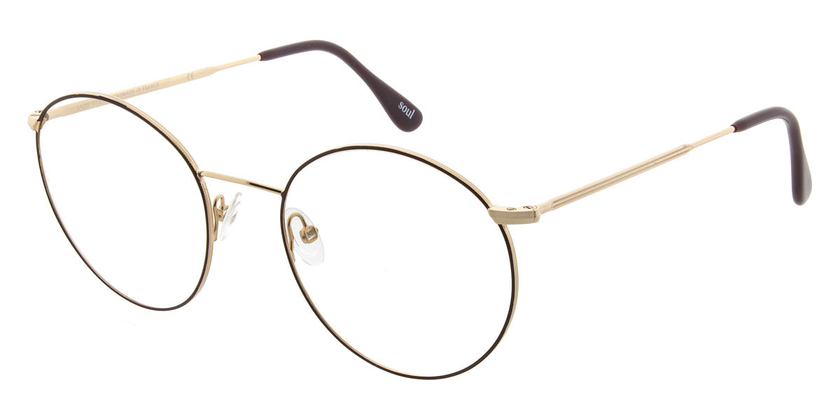 Andy Wolf® 4744 ANW 4744 J 51 - Gold/Violet J Eyeglasses