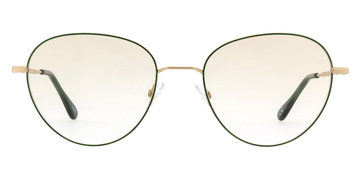 Andy Wolf® 4748 ANW 4748 E 54 - Gold/Green E Eyeglasses