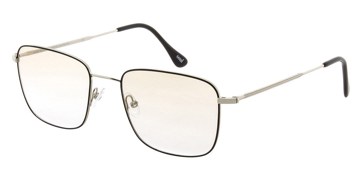 Andy Wolf® 4750 ANW 4750 A 53 - Silver/Black A Eyeglasses