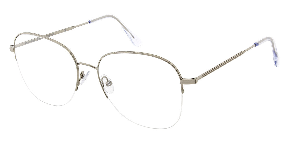 Andy Wolf® 4752 ANW 4752 B 55 - Silver B Eyeglasses