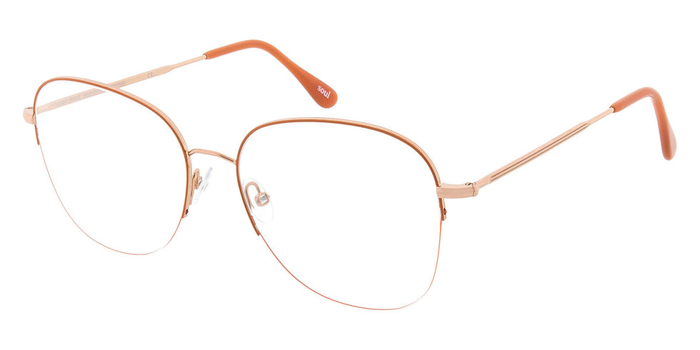 Andy Wolf® 4752 ANW 4752 D 55 - Rosegold/Orange D Eyeglasses